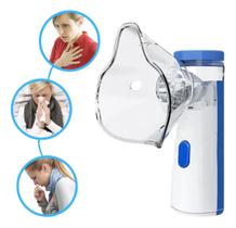 Inalador Nebulizador Portátil Recarregável Silencioso Mini Ultra Inalador Nebulizador Portátil Recarregável Silencioso Mini Ultra
