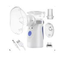 Inalador Nebulizador Portátil Silencioso Mesh USB Bivolt com Máscaras Para Rinites, Sinusites e Asma Inalador Nebulizador Portátil Silencioso Mesh USB Bivolt com Máscaras Para Rinites, Sinusites e Asma