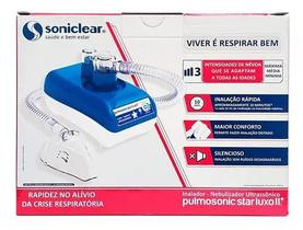 Inalador Nebulizador Pulmosonic Star Luxo II Ultrassônico - Soniclear