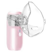 Inalador Nebulizador Vaporizador Portátil para Viagem Adequado para Crianças,Homens, Mulheres e Idosos na cor rosa - opsshopping