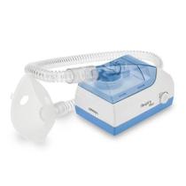 Inalador Ultrasônico Omron Respiramax NE-U702 Azul e Branco Bivolt
