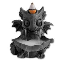 Incensário Baby Dragão da Folha Incenso Cone Cascata 12 cm Incensário Baby Dragão da Folha Incenso Cone Cascata 12 cm