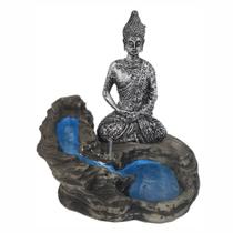 Incensário buda laguinho cascata meditando porta incenso. - Shop Everest