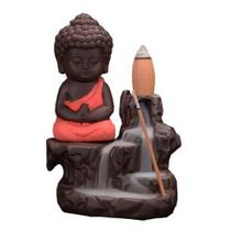 Incensário Buda Rocha Cascata Fumaça Invertida