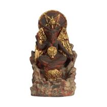 Incensário Cascata Baphomet Colorido 18cm - Decoração Esotérica Mística