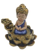 incensário cascata Buda colorido