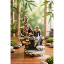INCENSARIO CASCATA CASCATA PEDRA Buda Hindu Meditando ZEN 1 INCENSARIO CASCATA CASCATA PEDRA Buda Hindu Meditando ZEN 1