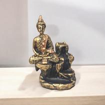 INCENSARIO CASCATA CASCATA PEDRA Buda Hindu Meditando ZEN 1