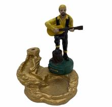 Incensário Cascata Cigano Dourado 13 Cm Resina