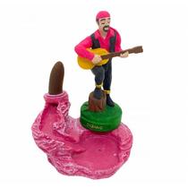 Incensário Cascata Cigano Rosa em Resina 13 Cm Incensário Cascata Cigano Rosa em Resina 13 Cm