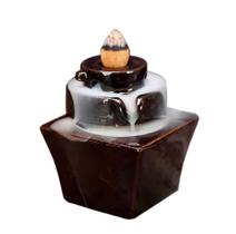 Incensário Cascata de Fumaça Chafariz Gratidão Meditar Zen Incensário Cascata de Fumaça Chafariz Gratidão Meditar Zen