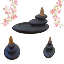 Incensário Cascata De Fumaça Yoga Zen 2 Queda Backflow Mini