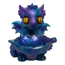 Incensário Cascata Dragão Baby ul 12 Cm Resina