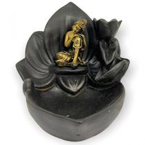 Incensário Cascata Flor De Lotus Em Resina - Escolha O Seu