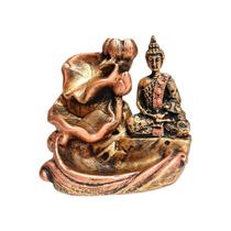 Incensario Cascata Flor Vertical Buda Hindu Meditando