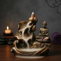INCENSARIO CASCATA Flor Vertical BUDA HINDU Mini Orando INCENSARIO CASCATA Flor Vertical BUDA HINDU Mini Orando