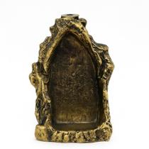 Incensário Cascata Gruta Dourado 14 cm em Resina Incensário Cascata Gruta Dourado 14 cm em Resina