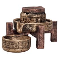 Incensário Cascata Moinho 3 Peças Enfeite Queimador Resina Incensário Cascata Moinho 3 Peças Enfeite Queimador Resina