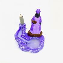 Incensário Cascata Nanã Escultura em Resina 12 Cm Incensário Cascata Nanã Escultura em Resina 12 Cm