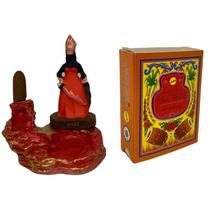 Incensário Cascata Orixá Iansã +10 Unidades De Incenso