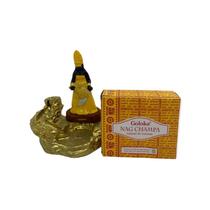 Incensário Cascata Oxum Orixá + 10 Unidades De Incensos