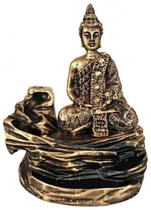 Incensario Cascata Pedra Buda Hindu Meditando Zen 2 Resina - Decore Casa Incensario Cascata Pedra Buda Hindu Meditando Zen 2 Resina - Decore Casa