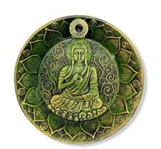 Incensario cascata prato buda verde Incensario cascata prato buda verde