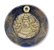 Incensario cascata prato ganesha dourado Incensario cascata prato ganesha dourado