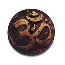 Incensário de Cerâmica Vareta Símbolo OM Espiritual 10 cm Incensário de Cerâmica Vareta Símbolo OM Espiritual 10 cm