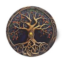 Incensário de Metal Vareta Árvore da Vida Colorida imã 11cm