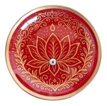 Incensário De Vidro Flor De Lótus Mandala Esotérica Incensário De Vidro Flor De Lótus Mandala Esotérica