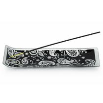 Incensário De Vidro Retangular 21cm Porta Vareta 7 Varetas Incensário De Vidro Retangular 21cm Porta Vareta 7 Varetas