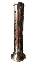 Incensário Dourado de Metal Torre