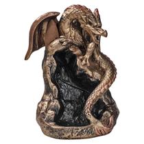 Incensário Dragão Para Incensos Cascata Backflow Com 5 Cones Incensário Dragão Para Incensos Cascata Backflow Com 5 Cones