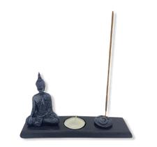 Incensario e porta vela buda Incensario e porta vela buda