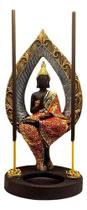 Incensário e Porta Vela Buda Zen com Portal Suspenso para Decoração Incensário e Porta Vela Buda Zen com Portal Suspenso para Decoração