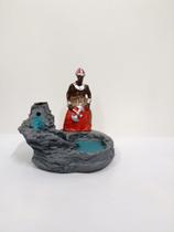 Incensário em resina de orixá xangô 10cm