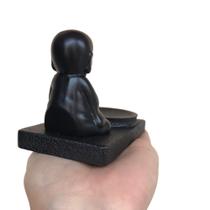 Incensário Estátua de Buda Monge em Resina 7cm