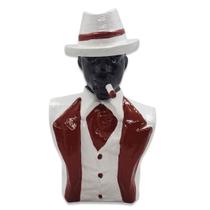 Incensário estatueta Zé Pilintra Incenso indiano Cone 16 cm