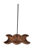 INCENSARIO Fases da Lua Pratinho Porta incenso Peq Resina