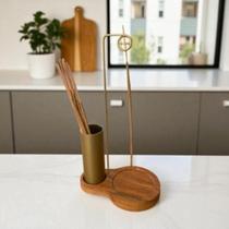 Incensário Invertido com Compartimento para Incensos Sem Cinzas, Sem Bagunça