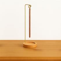 Incensário Invertido Redondo Artesanal com Madeira de Alta Qualidade