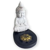 Incensário Mini Oval Em Resina Meditação-Escolha O Modelo