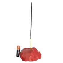 Incensário Pedra Jaspe Vermelho Bruto com Furo pra Incenso - CristaisdeCurvelo