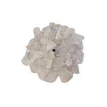 Incensário Pedra Quartzo Cristal Natural Presente Decoração