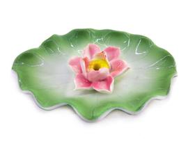 Incensario Porcelana Flor de Lotus 11 cm - Popzenn
