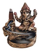 Incensario Porta Incenso Cascata Pedra Ganesha Zen 2 - Dc