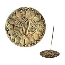 Incensário Pratinho Porta Incenso Mão Mudra do Conhecimento Incensário Pratinho Porta Incenso Mão Mudra do Conhecimento