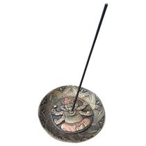 Incensario Pratinho Redondo Grande Ganesha Resina Incensario Pratinho Redondo Grande Ganesha Resina