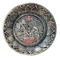 Incensário Prato de Orixás 12 cm em Resina Religiosos cor:XANGÔ